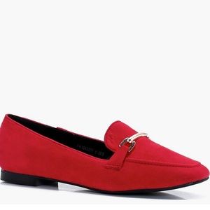 Red Mule Loafers